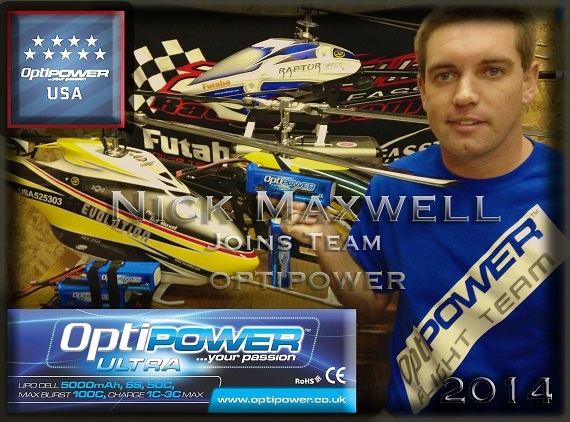 OptiPower USA объявили о подписании Ника Максвелла!